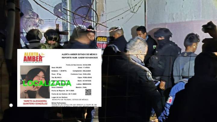 Localizan a Yareth Alexandra escondida dentro de una bocina, fue secuestrada tras salir al Conalep en Tecámac