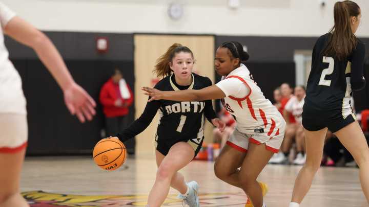 Photos of Rogers vs. North Kingstown girls basketball, Dec. 11, 2025