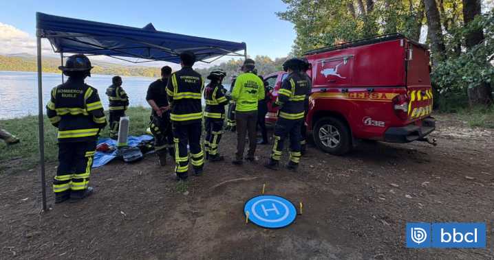 Continúa la búsqueda de niño y adulto que cayeron al embalse Coihueco desde una moto de agua