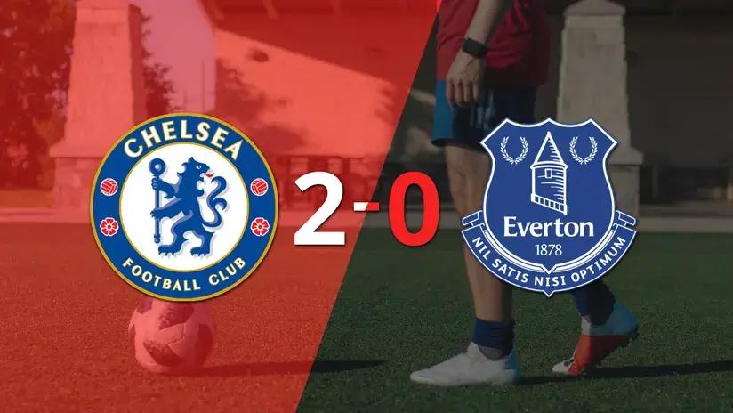 Premier League: Con dos goles, Chelsea se impuso a Everton en el estadio Stamford Bridge
