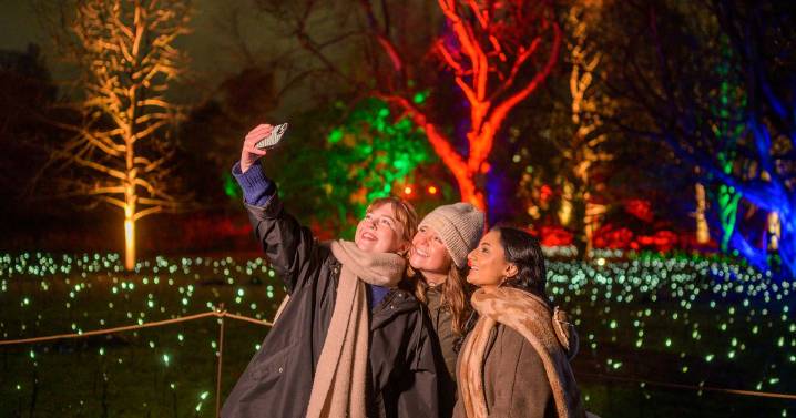 The stunning Christmas winter light trail in Edinburgh perfect for family day out