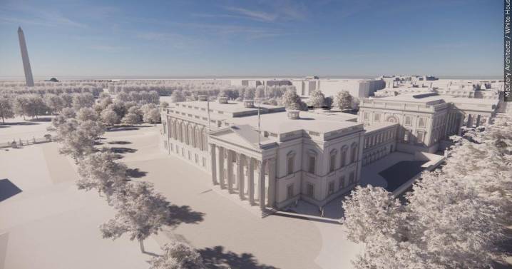 White House is expected to submit plans for new ballroom to planning commission this month