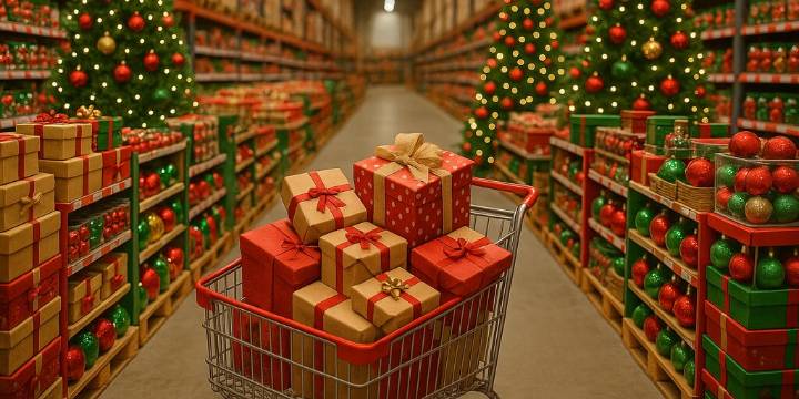 La logística detrás del arbolito: cómo se organiza el comercio exterior de la Navidad