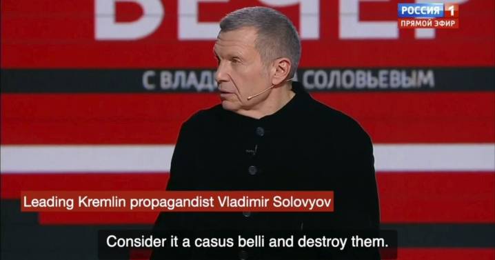 Russia warns Britain 'nuclear annihilation inevitable' after UK gives WW3 'casus belli'