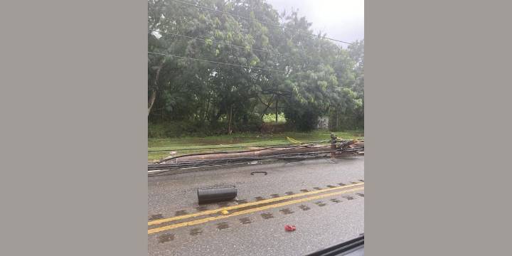 Roads reopen after Kahuku bus crash causes downed poles, power lines