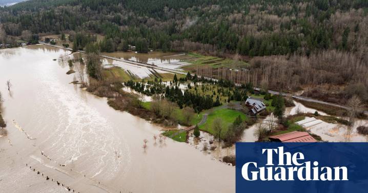 Powerful storms dump heavy rain and swell rivers across US Pacific north