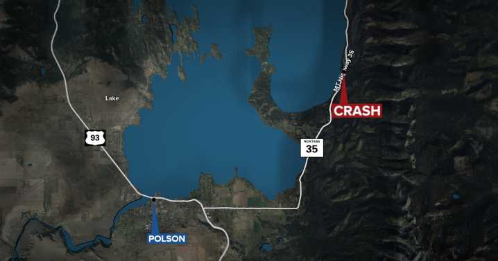 Crash blocking part of Highway 35 near Finley Point