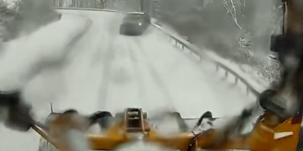 Video of snow plow crash is lesson on winter driving