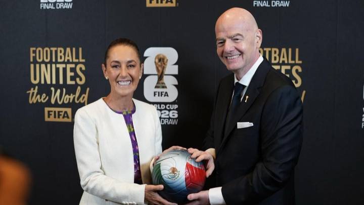 Sheinbaum aparece en Washington para el sorteo del Mundial 2026; se reunirá con Trump