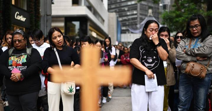 Migrant caregivers who pulled children from Hong Kong fire are hailed as heroes