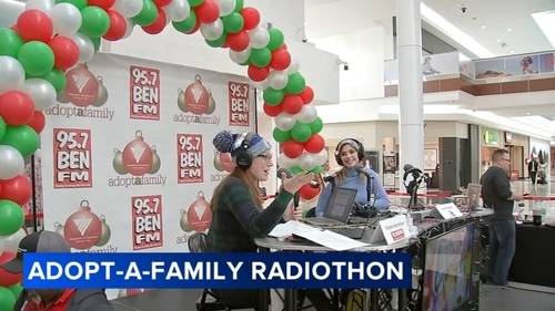 6abc partners with 95.7 BEN FM for the Adopt a Family Radiothon