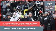 LOVE A.J. Brown in L.A., HOPE for Justin Jefferson & MORE: WEEK 14 fantasy football WR RANKINGS, lineup advice