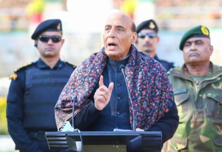 Rajnath Singh dedicates BRO’s 22 vital infrastructure projects for J&K