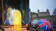 Custard and apple crumble thrown on Crown Jewels case at Tower of London, four arrested