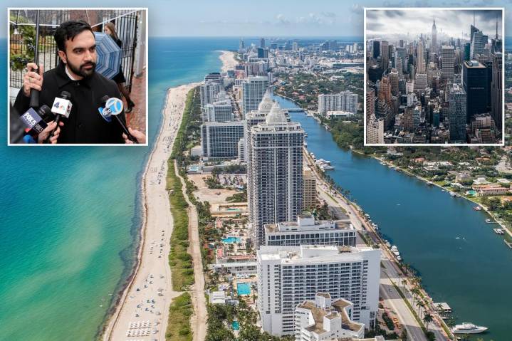 'Mamdani effect': Miami realtors report 166% spike in inquiries from wealthy NYC residents