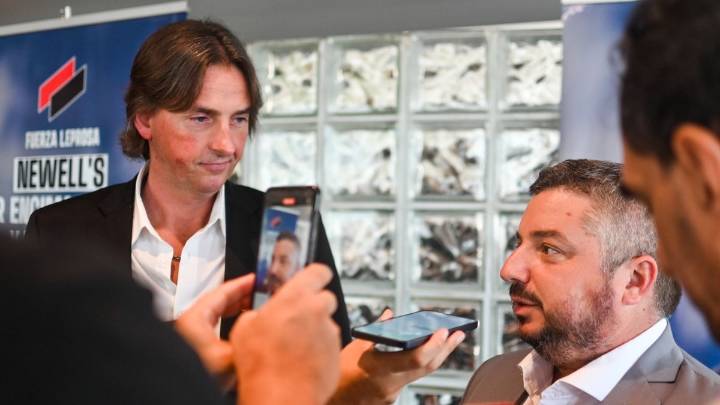 Newell's: Juan Cúneo se presentó en sociedad por la agrupación Fuerza Leprosa