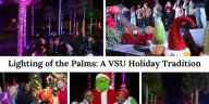 Valdosta State University lighting of the palms