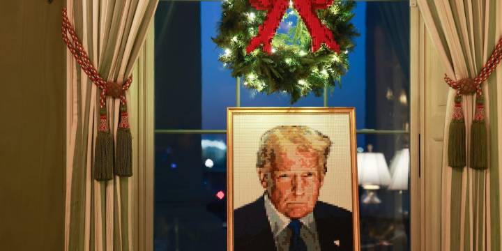 White House tour is shorter this Christmas because the president destroyed several historic rooms