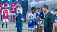WATCH: Messi plays football with Telangana CM, meets young footballers amid fan frenzy in Hyderabad
