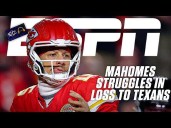 Texans vs. Chiefs REACTION 🏈 WORST PERFORMANCE of Patrick Mahomes' career⁉️