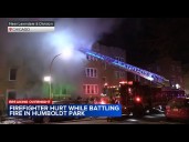 Chicago firefighter hurt while battling fire in Humboldt Park, officials say