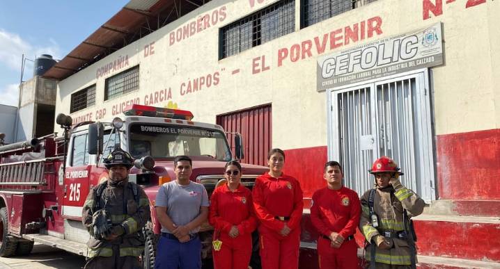 La Libertad: Construirán y equiparán moderna Compañía de Bomberos El Porvenir 215