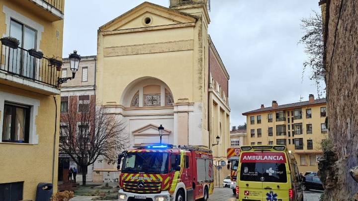 Herida una profesora de un colegio en Soria tras desplomarse un falso techo