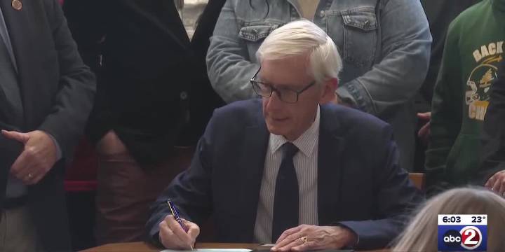 Governor Tony Evers signs Bradyn’s Law, imposing penalties for those convicted of sextortion