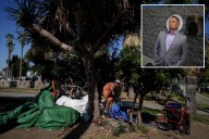 LA city council candidate vows to live and work from trailer near drug