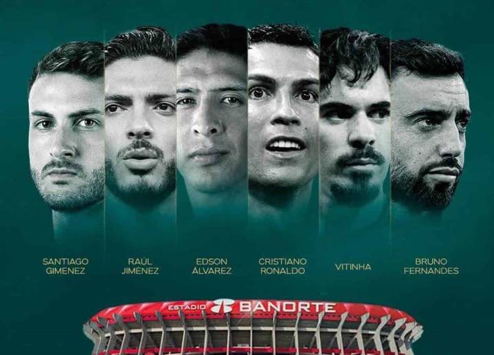 Confirma México amistoso ante Portugal; vendrá CR7 al Azteca