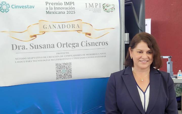 Cinvestav recibe Premio IMPI por innovación para fabricar microchips