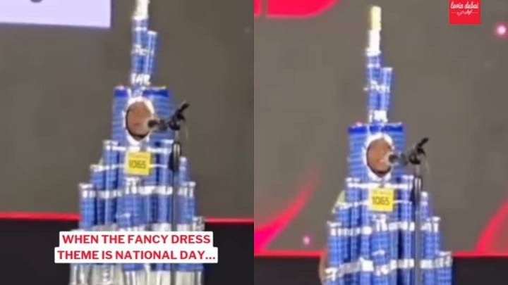 'Tiny Burj Khalifa': Indian Boy Steals Show At Fancy Dress Competition In Dubai, Appears As World's Tallest Tower