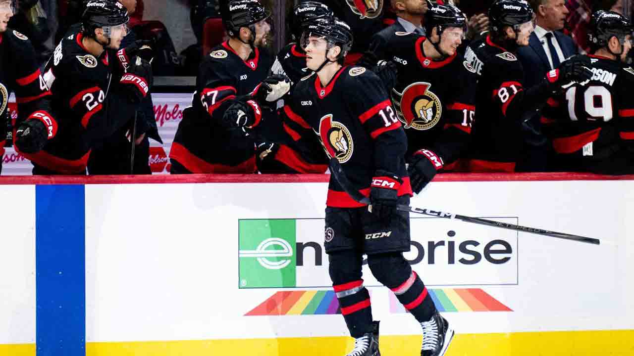 Senators’ Shane Pinto exits vs. Rangers due to injury