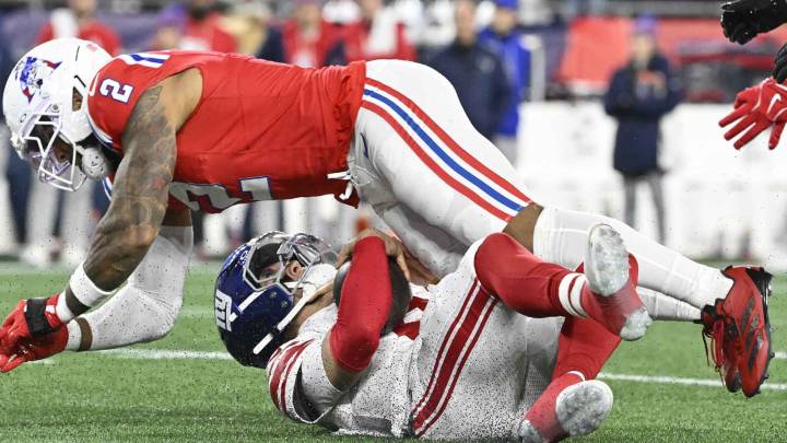 Giants’ Key special teamer heads to medical tent after scary hit