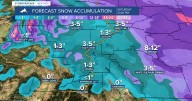 Colder with some snow/rain through Friday