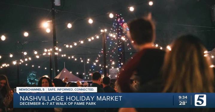 Nashville Holiday Market kicks off Thursday at Walk of Fame Park