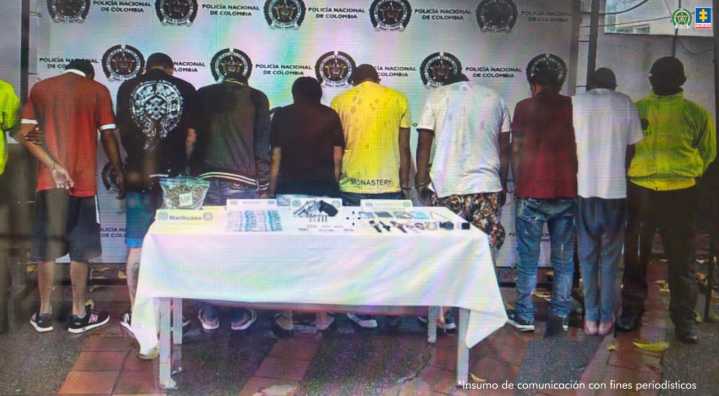 Cayeron «Los NS» dedicados al hurto y tráfico de estupefacientes en Villavicencio