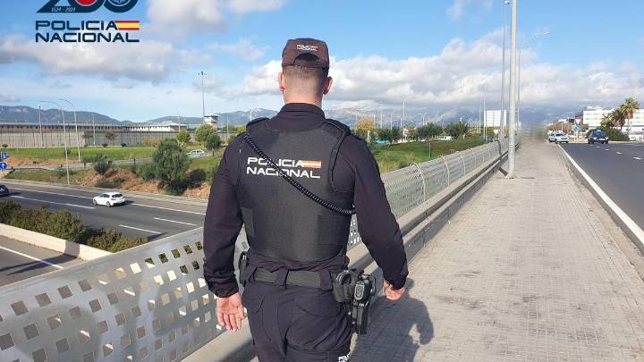Un policía en prácticas salva a una mujer que iba a tirarse de un puente en la carretera de Sóller
