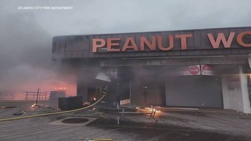 2-alarm fire damages several Atlantic City, NJ boardwalk shops