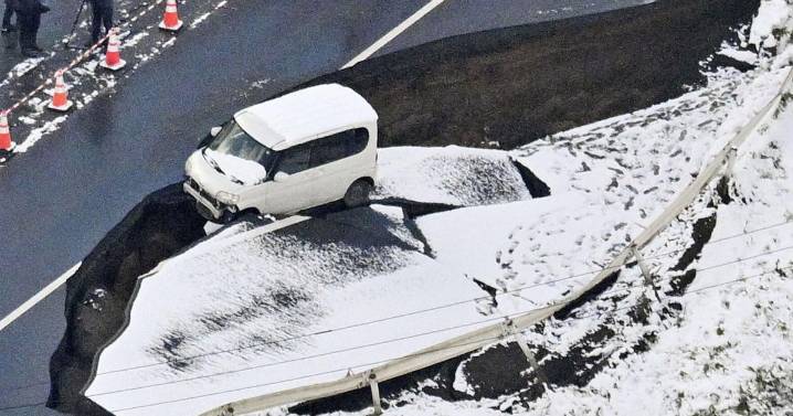 FOTOS: Japón evalúa daños tras un sismo de magnitud 7.5 que dejó 33 heridos