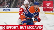 Red Wings fight hard, but Connor McDavid's 4 assists ends Detroit's point streak