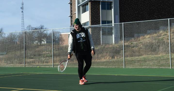 MSSU cuts ribbon on renovated tennis courts