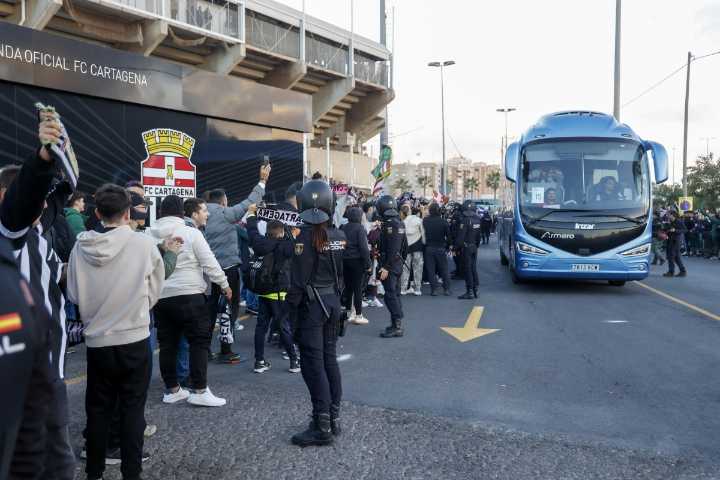 Fotogalerías | El derbi FC Cartagena-Real Murcia, en imágenes