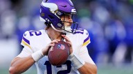 Vikings' Max Brosmer would've had a better quarterback rating if he spiked the ball every play