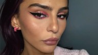 Juanita Tinelli mostró el maquillaje cat eye más jugado del verano, en fucsia y turquesa