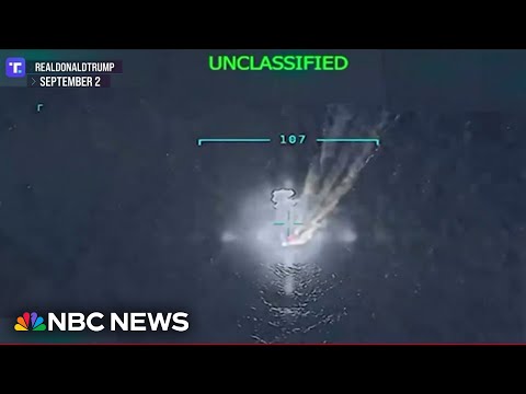 Trump to release video of second strike on alleged drug boat