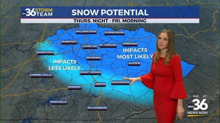 Several snow chances ahead, lasting through the weekend