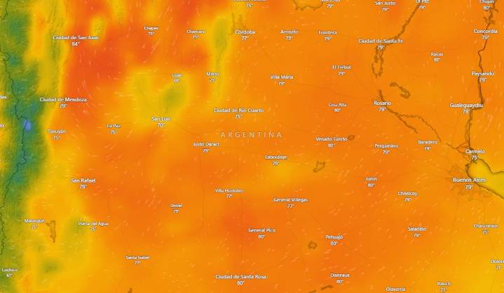 Fuerte suba de la temperatura. Cuál será la jornada más agobiante de la semana, según el último pronóstico del SMN