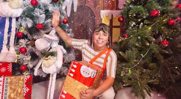 Edwin Sierra lleva alegría a niños en Navidad [ENTREVISTA]