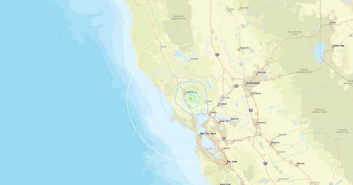 Preliminary magnitude 4.0 earthquake hits near Santa Rosa